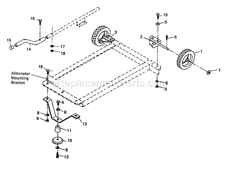 Page G Diagram and Parts List for 8715-0  Briggs and Stratton Generator